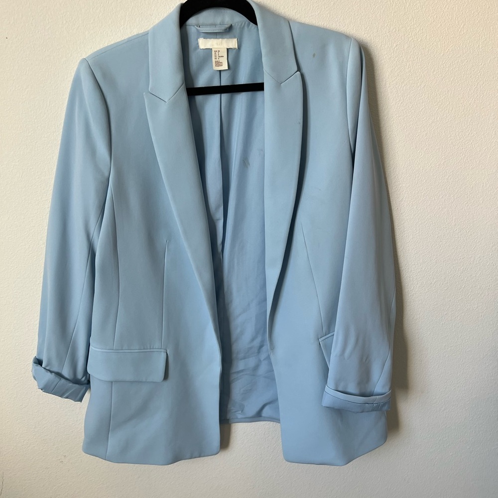 Sky blue blazer